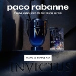 Gratis parfumsample Paco Rabanne Invictus Victory Elixir