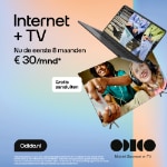 Odido: 8 maanden (glasvezel) Internet (+TV) voor € 30,- per maand