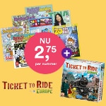 Gratis Ticket to Ride Europe t.w.v € 47,99 bij kindertijdschrift