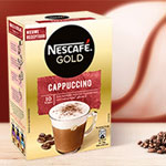 Gratis 2 proefsamples Nescafé Gold (o.a Cappuccino)