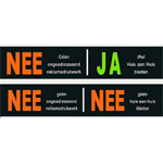 Gratis NEE/NEE-Sticker of NEE/JA-Sticker