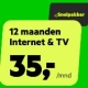 KPN Internet TV: 12 maanden voor € 35,- per maand